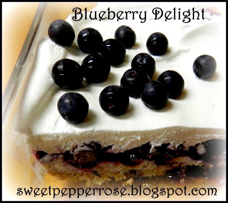 blueberry delight recipe cream cheese